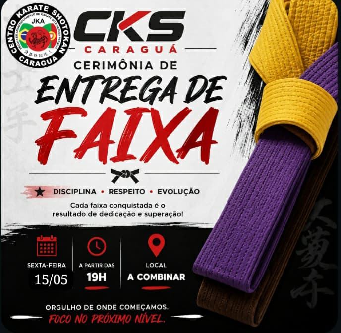 ENTREGA DE FAIXA